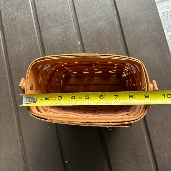 LONGABERGER CHRISTMAS COLLECTION HOLIDAY MEMORY BASKET 1989 - Picture 3 of 4